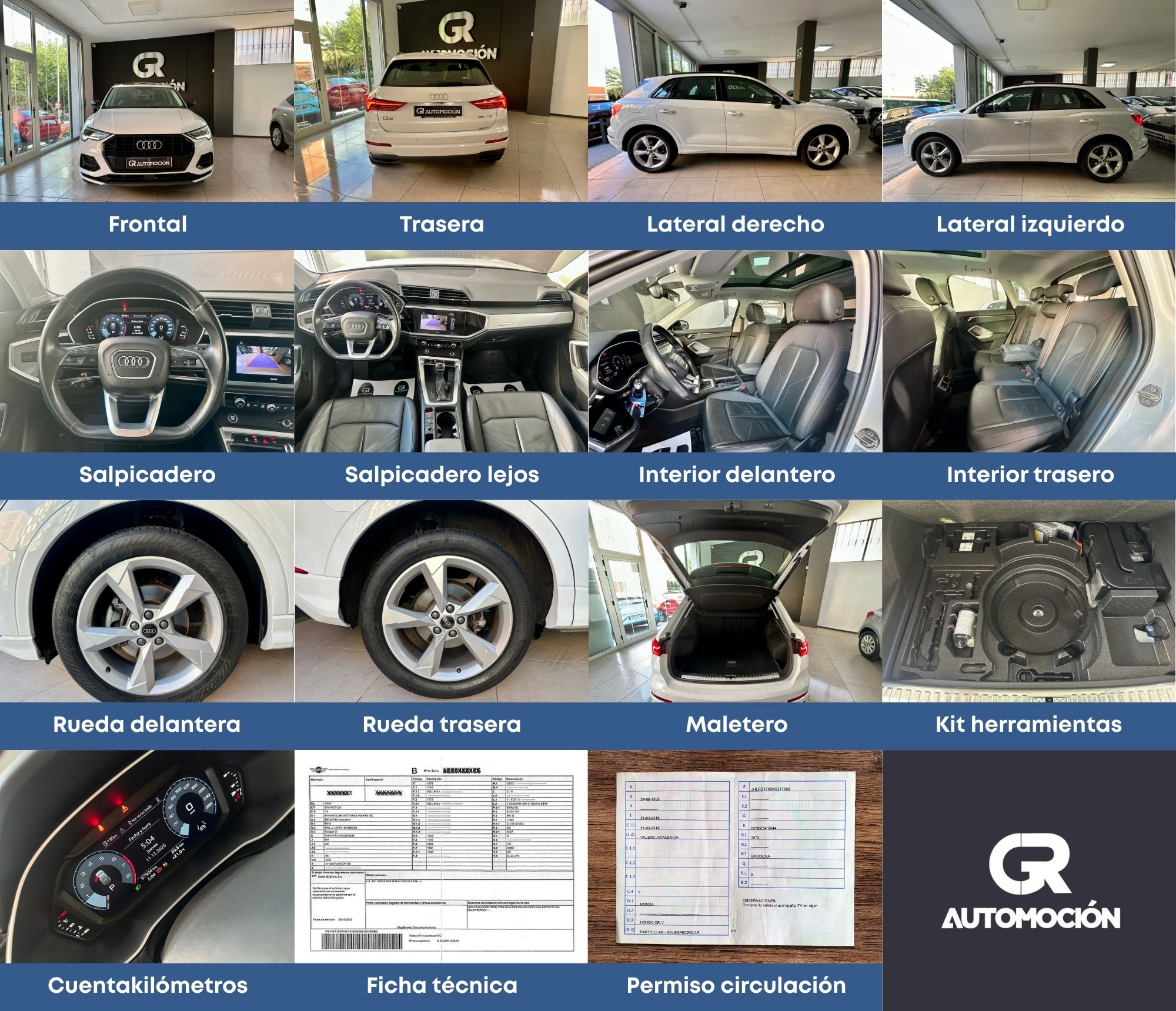 Ejemplo de fotos del vehículo