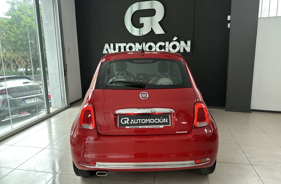 FIAT 500 rojo, matrícula 8484 MDG, imagen 3