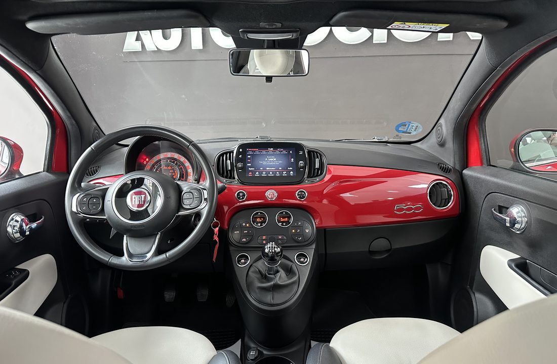 FIAT 500 rojo, matrícula 8484 MDG, imagen 6